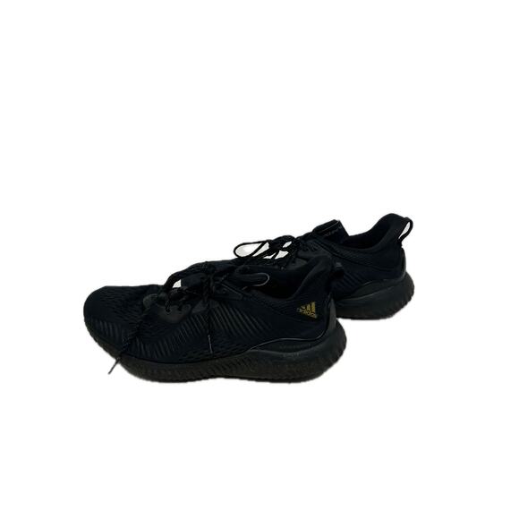 Adidas Alphabounce 1 Black Gold Metallic Mens 12 - Picture 2 of 8